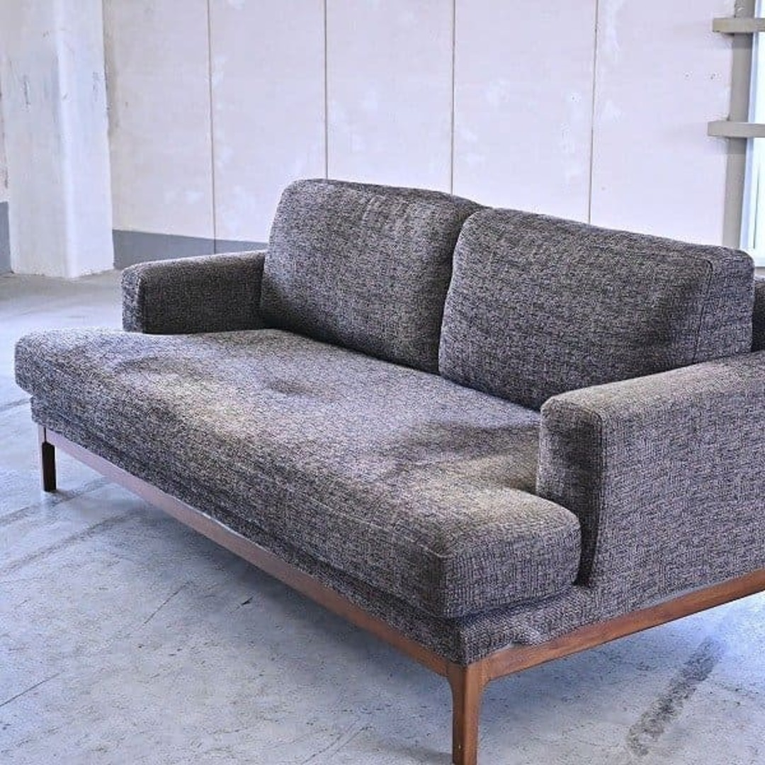 journal standard Furniture 18万「JFK SOFA」2人掛けソファ カバーリング 2P ラブ アッシュ材 ジャーナルスタンダードファニチャー【家具/インテリア/USED家具ユーズド家具/リサイクル】