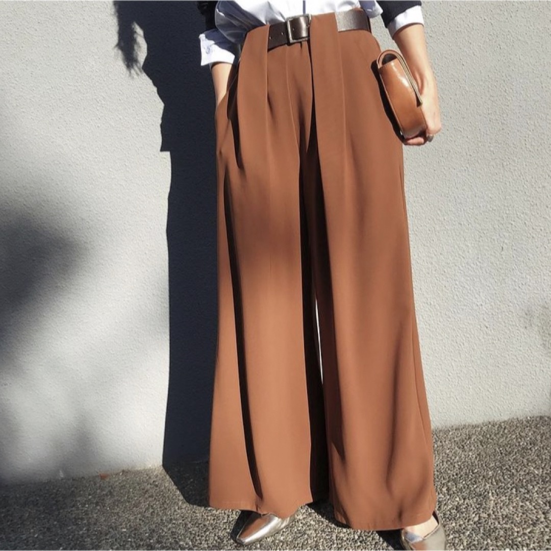 【AMERI】CONNECT BELT PANTS