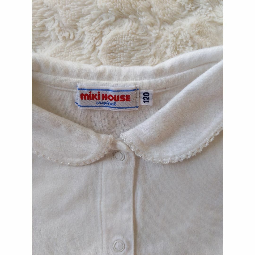 mikihouse(ミキハウス)のミキハウス　ブラウス　お受験　120 キッズ/ベビー/マタニティのキッズ服女の子用(90cm~)(ブラウス)の商品写真