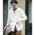 【OFF WHITE】【M】『別注』TOWNCRAFT*URBAN RESEARCH ブークレクルーネックカーディガン