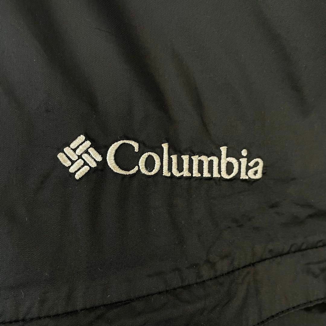 コロンビア ナイロンジャケット 極太アーム 超ビックサイズ 刺繍ロゴ USA
