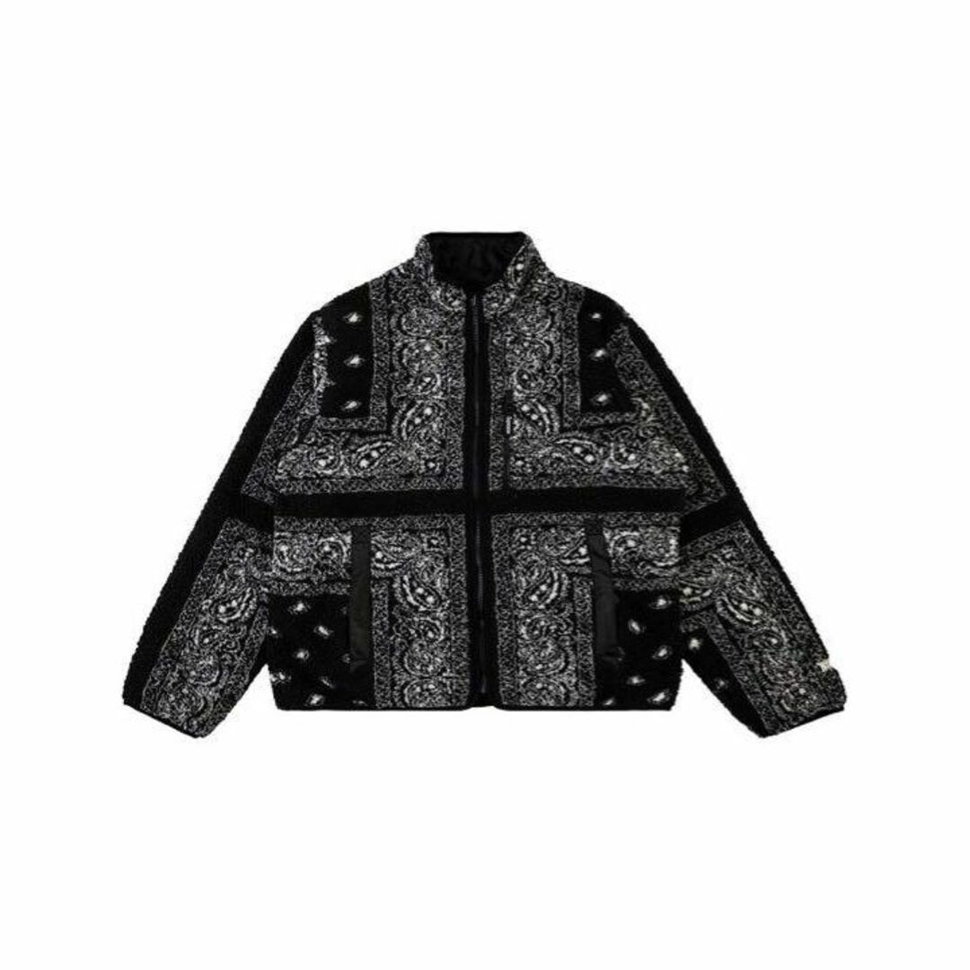 supreme Reversible Bandana Fleece Jacket