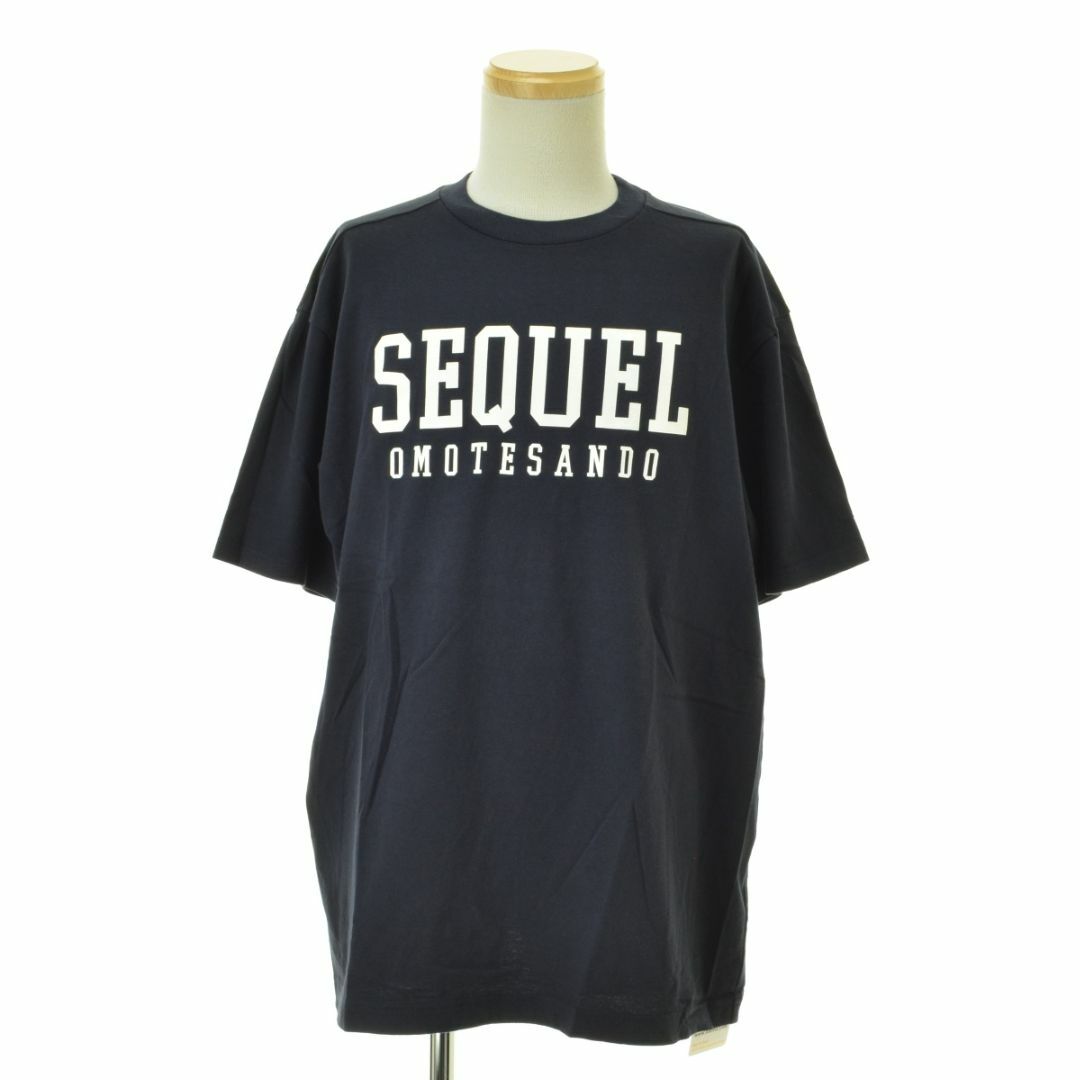 【SEQUEL】SQ-20AW-ST01 T-SHIRT NAVY半袖Tシャツ
