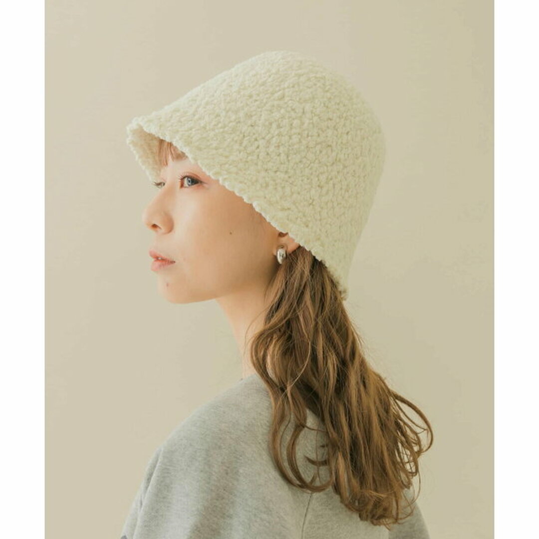 SMELLY(スメリー)の【IVO】モコモコクローシュハット レディースの帽子(ハット)の商品写真