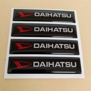 ダイハツ(ダイハツ)のDAIHATSU ダイハツ　エポキシ３Dステッカー　４個セット(車内アクセサリ)