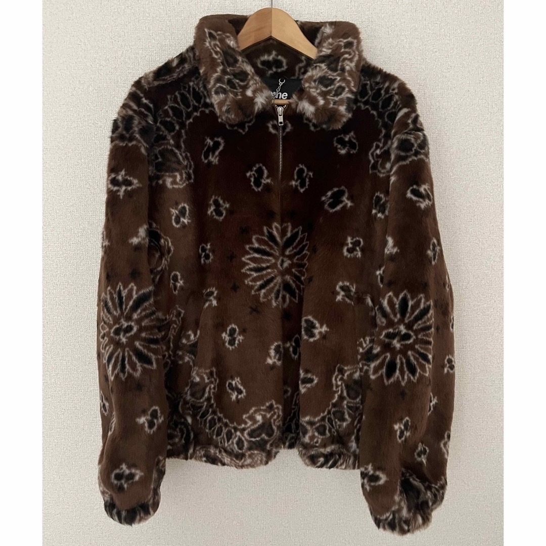 Supreme Bandana Faux Fur Bomber Jacketブルゾン