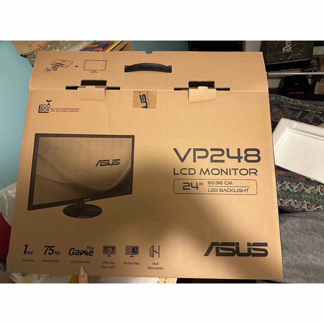 ASUS ゲーミングモニター ブラック VP248H