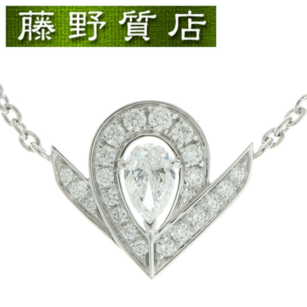 (新品仕上げ済）ショーメ CHAUMET ジョゼフィーヌ エグレット ダイヤ ネックレス K18 WG×ダイヤモンド 085143 2022年 証明書 8505