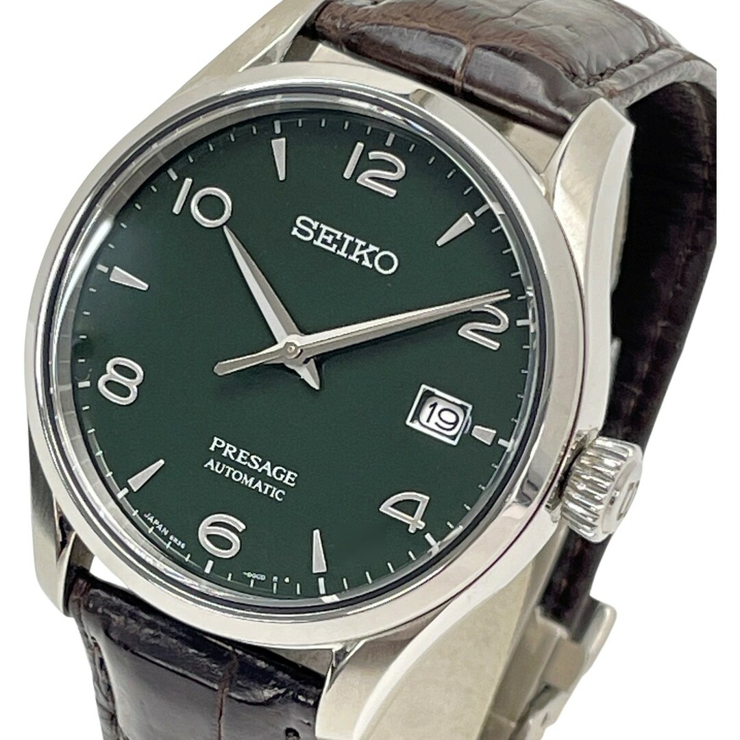 SEIKO(セイコー)の☆☆SEIKO セイコー プレザージュ 琺瑯 プレステージライン 限定モデル SARX063 グリーン 自動巻き 裏スケルトン メンズ 腕時計 メンズの時計(腕時計(アナログ))の商品写真