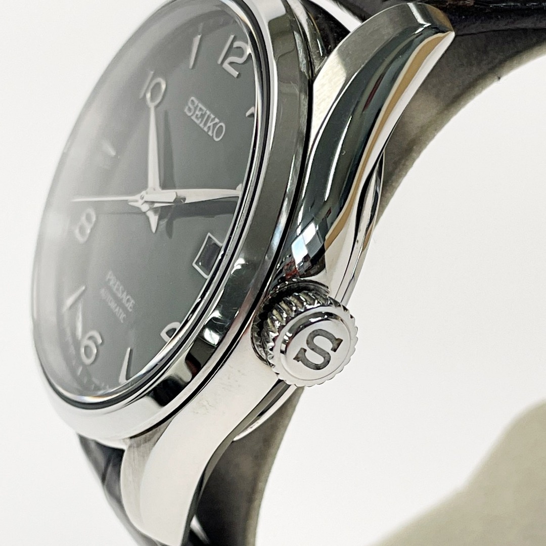 ☆☆SEIKO セイコー プレザージュ 琺瑯 プレステージライン 限定モデル SARX063 グリーン 自動巻き 裏スケルトン メンズ 腕時計