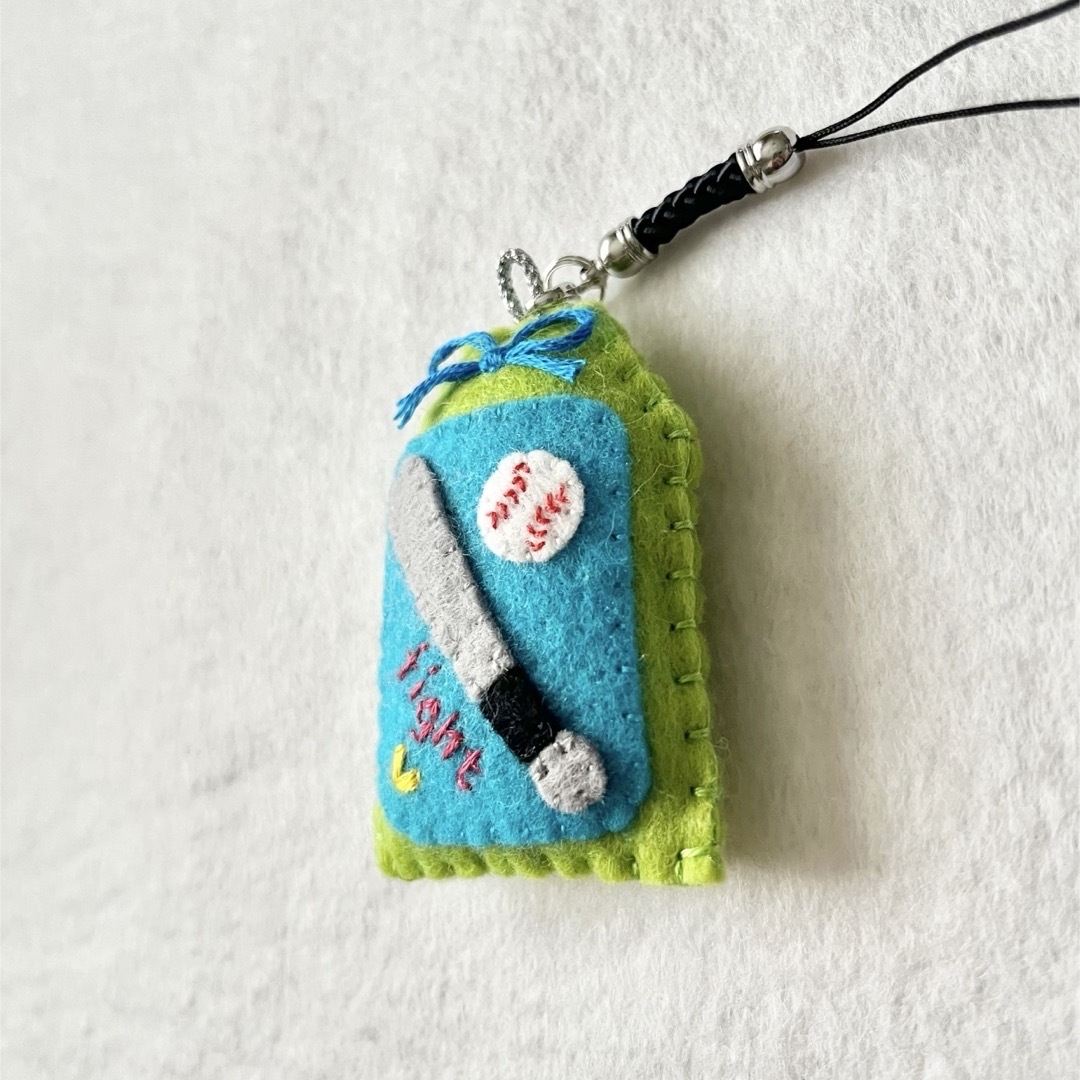 ⚾️野球 フェルト お守り ストラップの通販 by Karina's shop|ラクマ