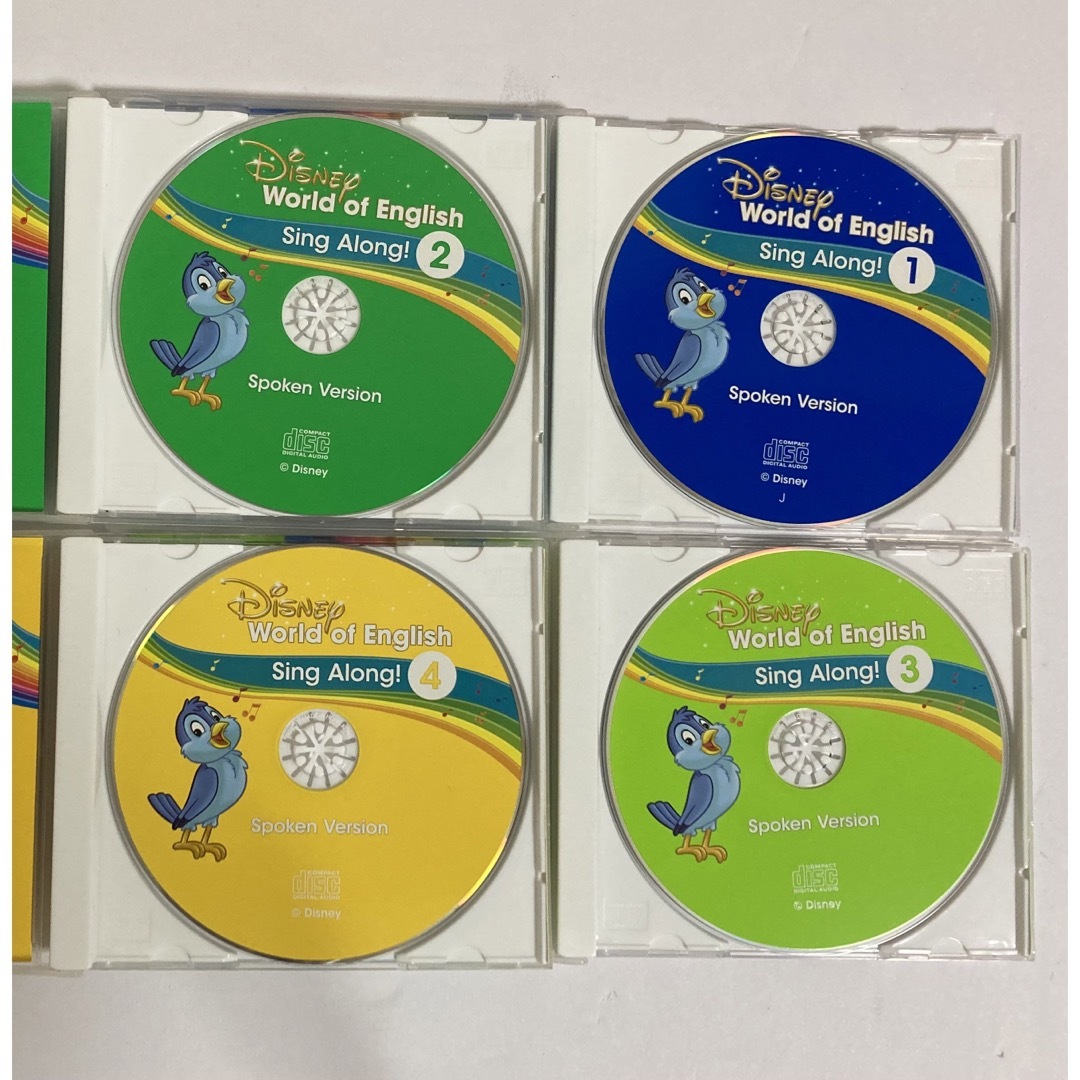 DWE】美品 ディズニー英語システム最新版 シングアロング CD全8巻
