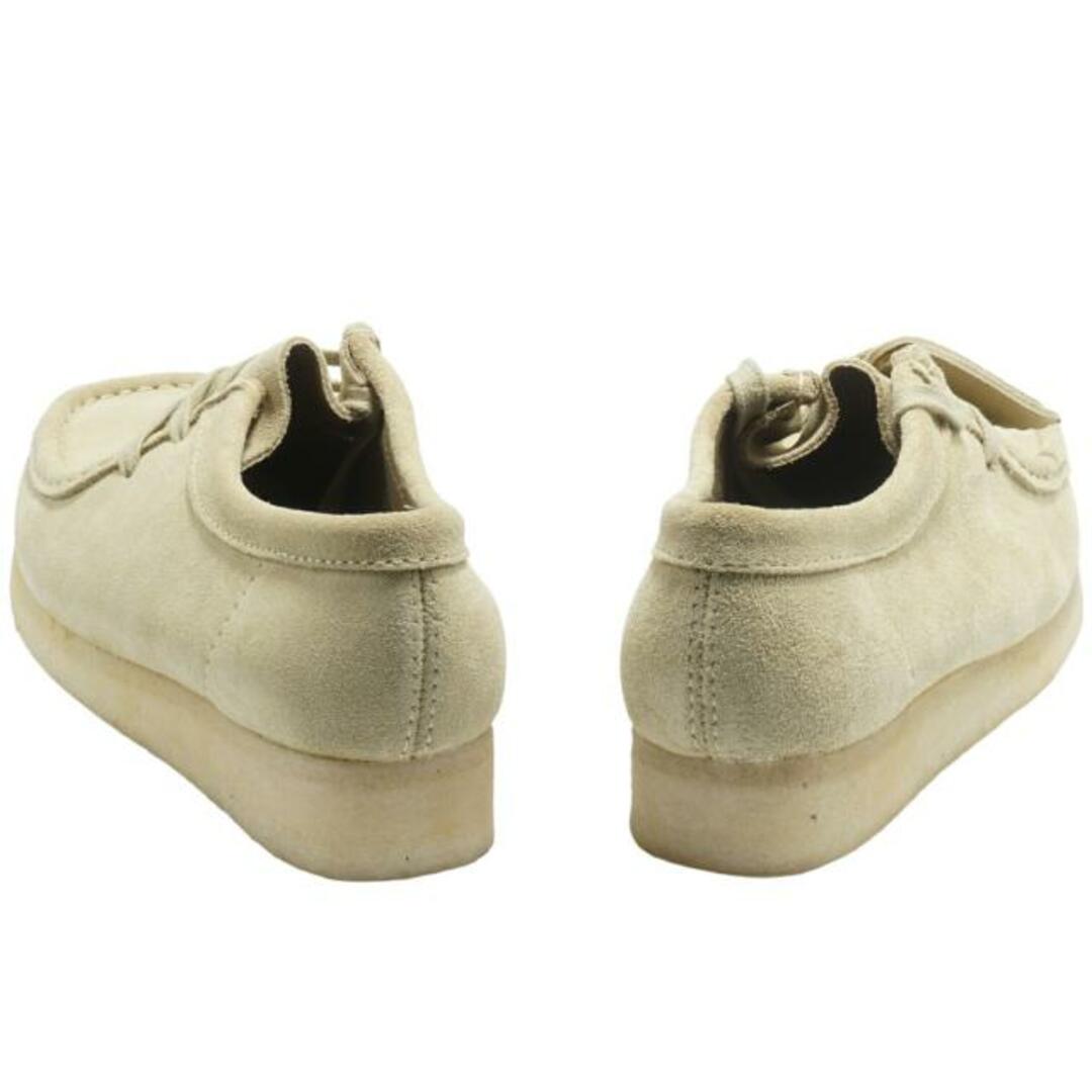 【Clarks 26155545】 クラークス WALLABEE MAPLE SUEDE ブラウン ベージュ ブーツ 【靴幅 2E】 UK5.5(24.5) レディースの靴/シューズ(スリッポン/モカシン)の商品写真