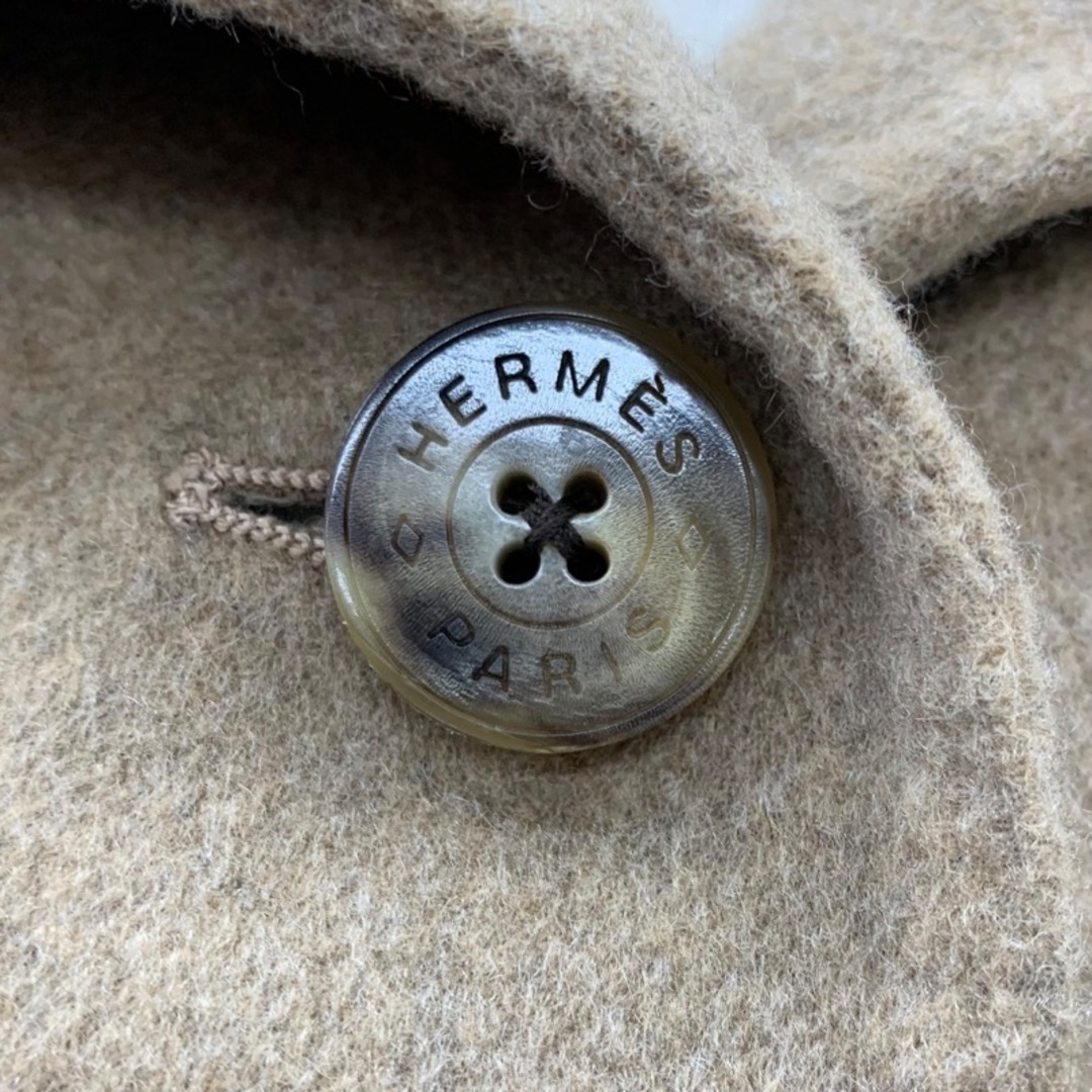 Hermes(エルメス)のエルメス HERMES アウター ショートコート カシミヤ ブラウン レディースのジャケット/アウター(その他)の商品写真