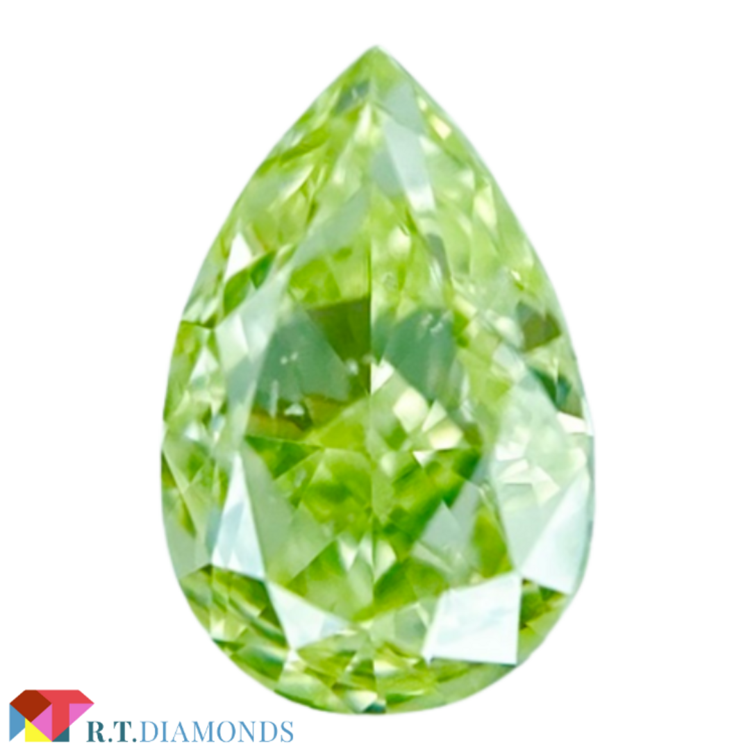 SI1蛍光性FANCY YELLOW GREEN 0.190ct PS/RT2204/CGL