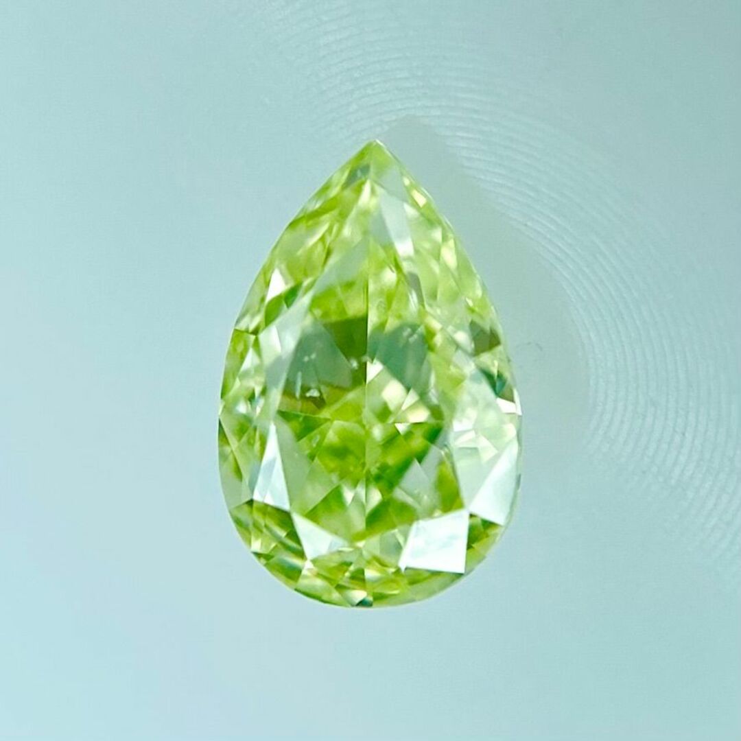 FANCY YELLOW GREEN 0.190ct PS/RT2204/CGL