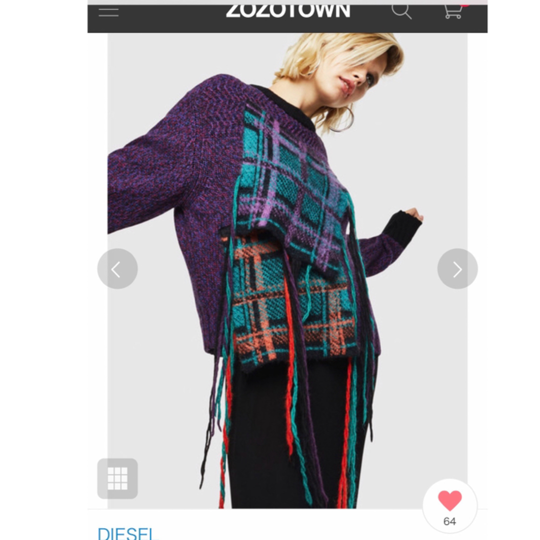 DIESEL - ディーゼル ニット新品タグ付きの通販 by 姫たん DIESEL - ディーゼル ニット新品タグ付きの通販 by 姫たん