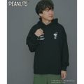 【BLACK】『ユニセックス』『PEANUTS(ピーナッツ)』スウェットパーカ