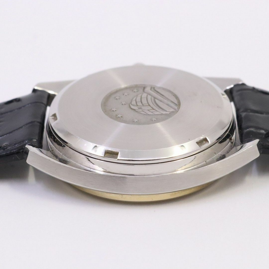 オメガ コンステレーション クロノメーター自動巻き メンズ 腕時計 WGベゼル デイデイト 社外ベルト Cal.1021