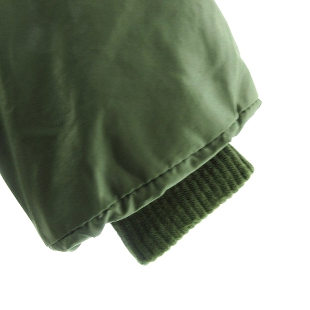 AVIREX(アヴィレックス)のアヴィレックス ダウンジャケット フード ジップアップ 厚手 無地 L カーキ メンズのジャケット/アウター(ダウンジャケット)の商品写真