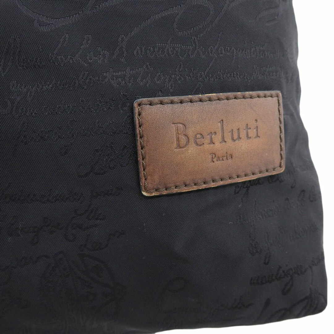 other(アザー)のベルルッティ BERLUTI 2WAYバッグ バックパック リュックサック ショルダーバッグ ナイロン レザー ブラック ブラウン 中古 新入荷 OB1532 メンズのバッグ(バッグパック/リュック)の商品写真