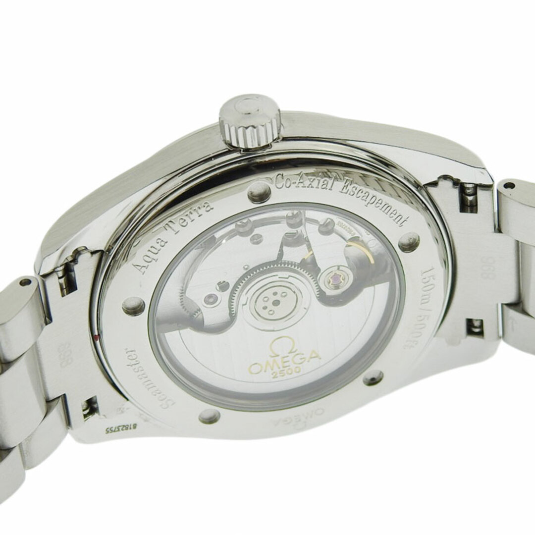 オメガ OMEGA シーマスター アクアテラ コーアクシャル メンズ 自動巻き 腕時計 SS シルバー文字盤 2503.33  新入荷 OW0411