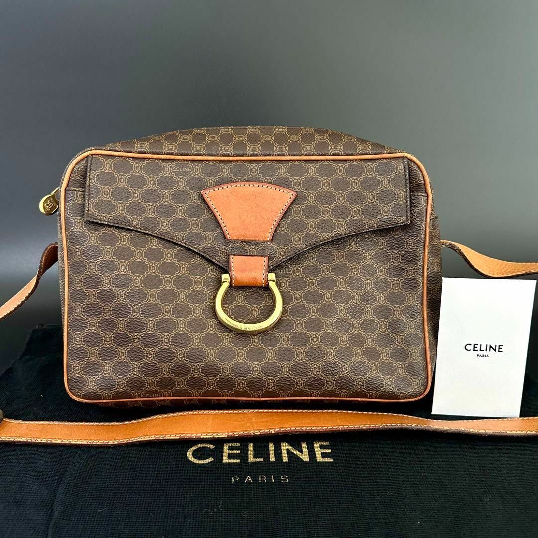 セリーヌ CELINE ショルダーバッグ マガダム ホースビット ゴールド金具