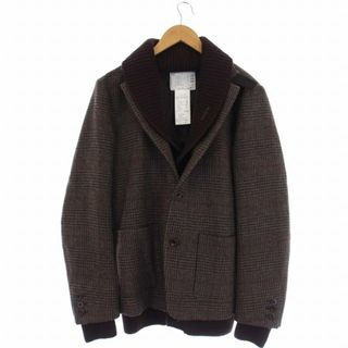 サカイ(sacai)のsacai 12AW KNIT LAYERED JACKET 12-00325M(テーラードジャケット)