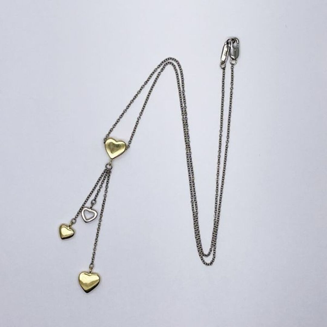 TIFFANY&Co. マルチハート ネックレス SV925×K18YG - ネックレス