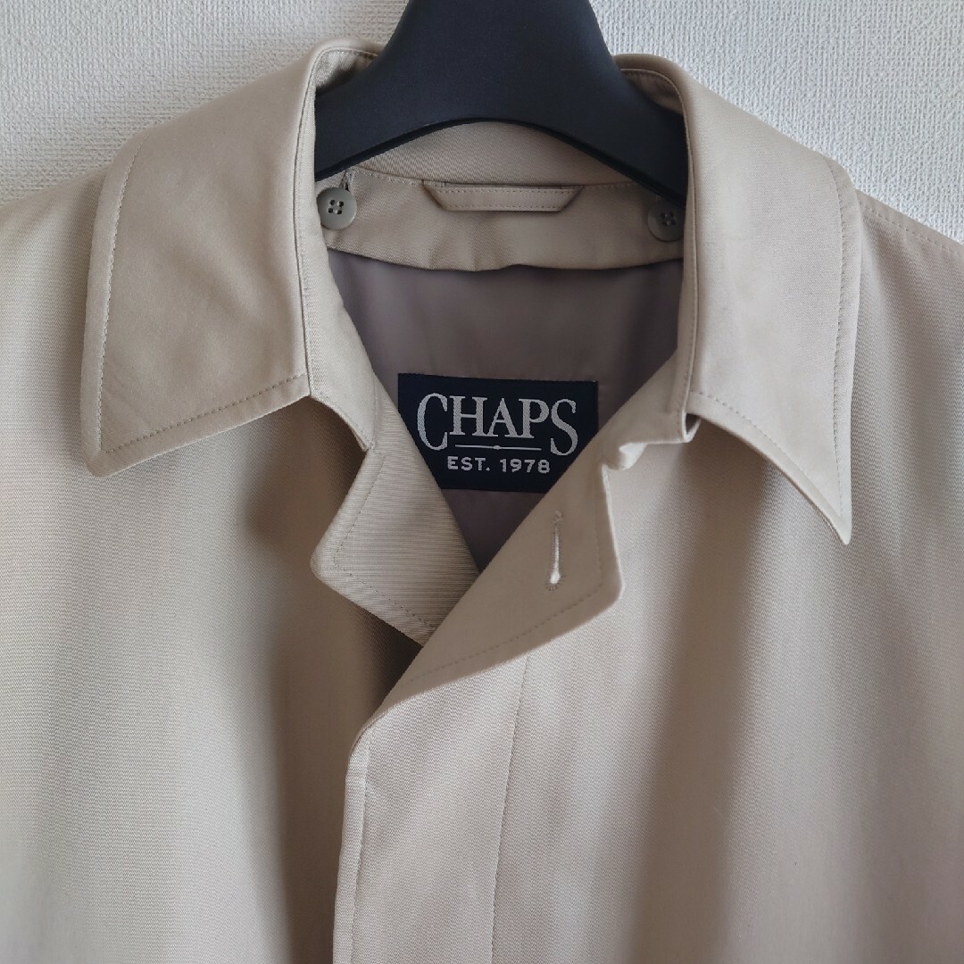 CHAPS(チャップス)の未使用　ステンカラーコート　裏地あり　90s メンズのジャケット/アウター(ステンカラーコート)の商品写真