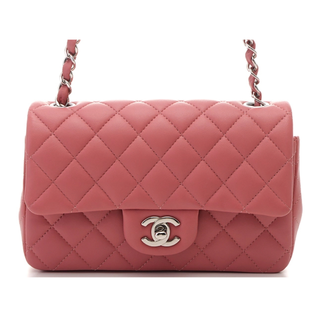 レディースCHANEL マトラッセ　ラムスキン　シングルフラップ　シングルショルダーバッグ