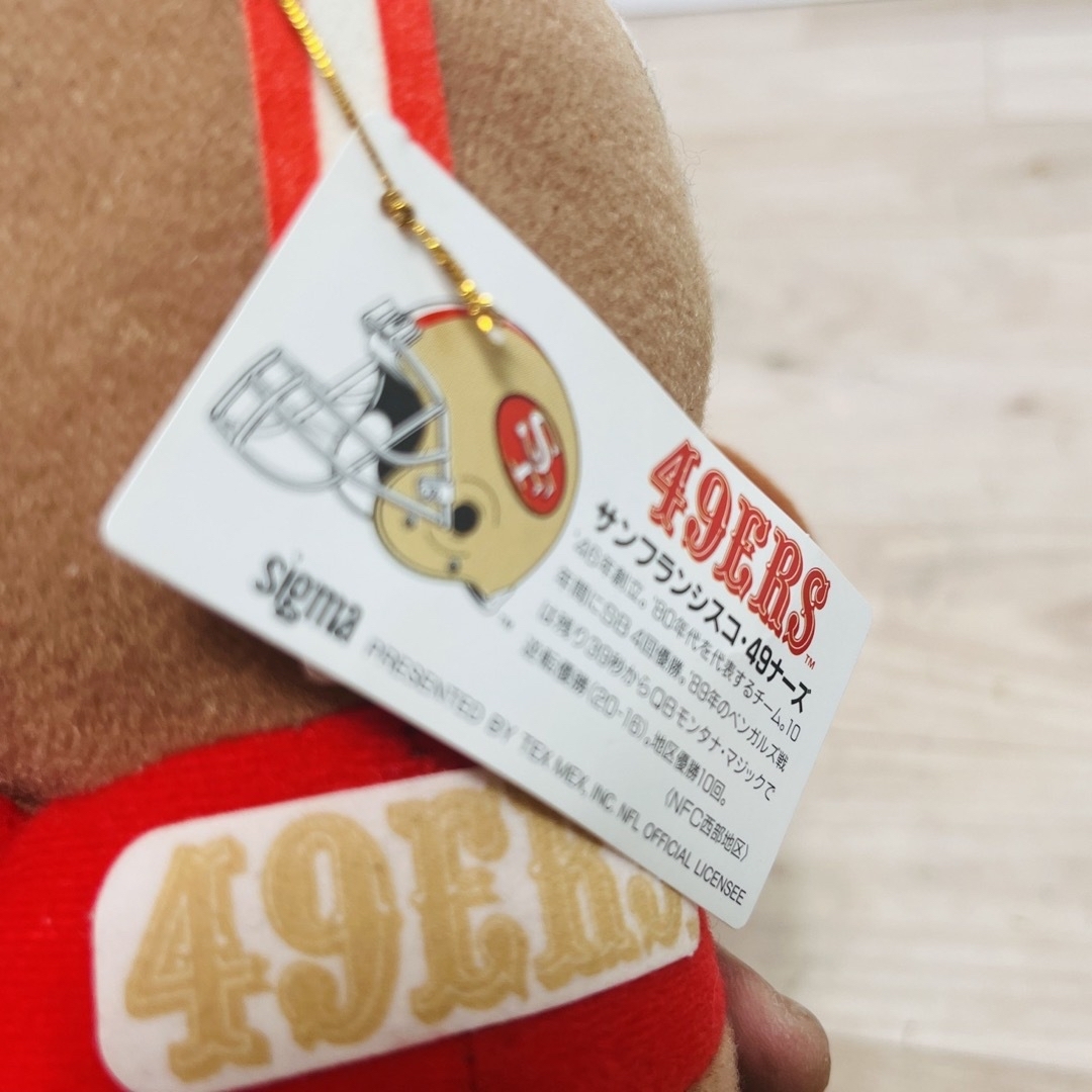 NFL非売品マスコット ぬいぐるみ サンフランシスコ 49ERS スポーツ/アウトドアのスポーツ/アウトドア その他(アメリカンフットボール)の商品写真