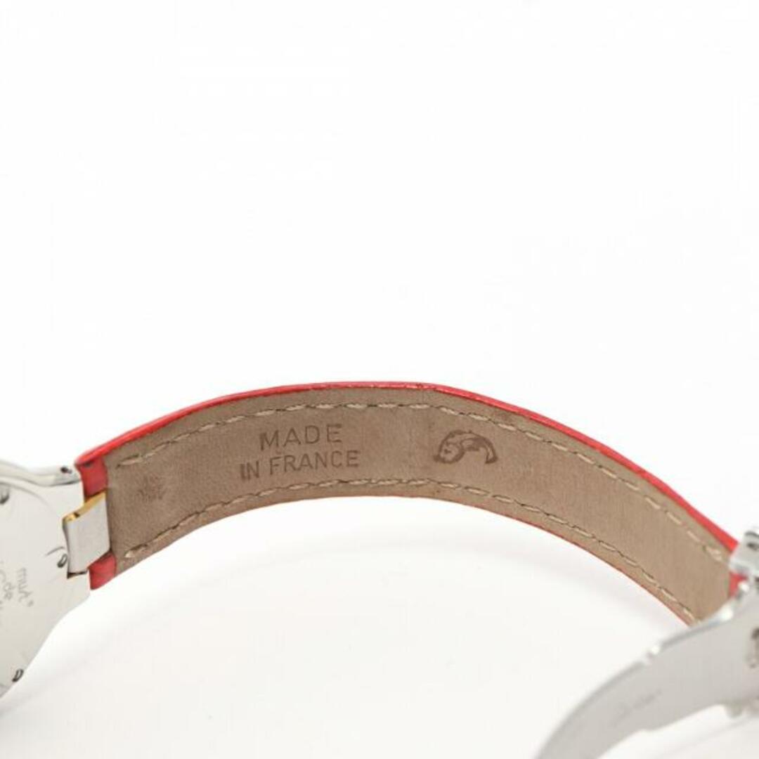Cartier(カルティエ)のマスト21 ヴァンティアン レディース 腕時計 クオーツ SS GP レザー シルバー ゴールド レッド シルバー文字盤 レディースのファッション小物(腕時計)の商品写真
