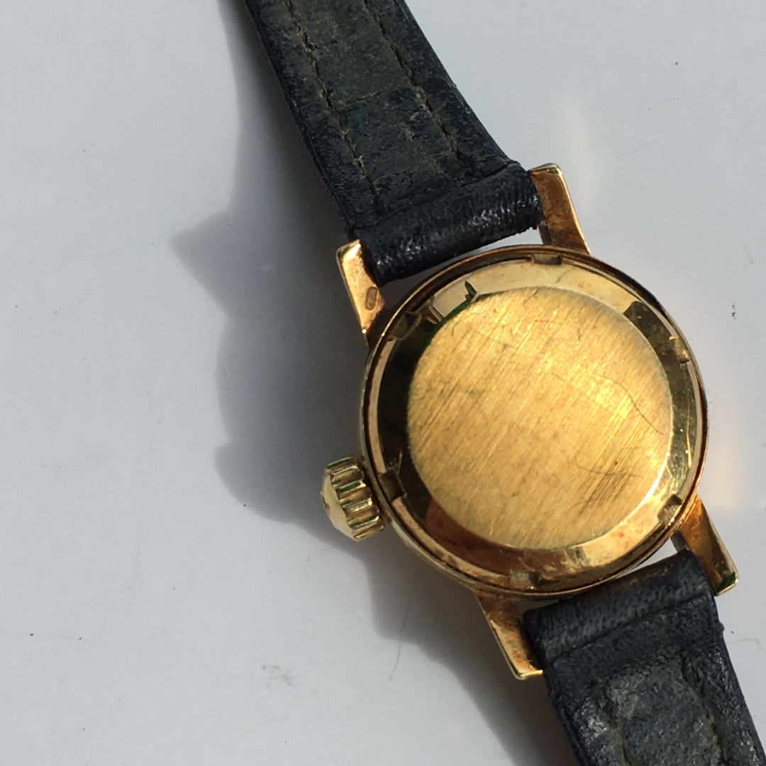 オメガ　18金無垢　自動巻稼働品レディマティック　ヴィンテージ  店舗ストックレディース腕時計