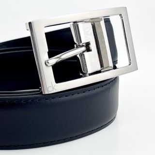 カルバンクライン(Calvin Klein)の【B級品】 新品未使用 Calvin Klein ベルト レザー ブラック 黒(ベルト)