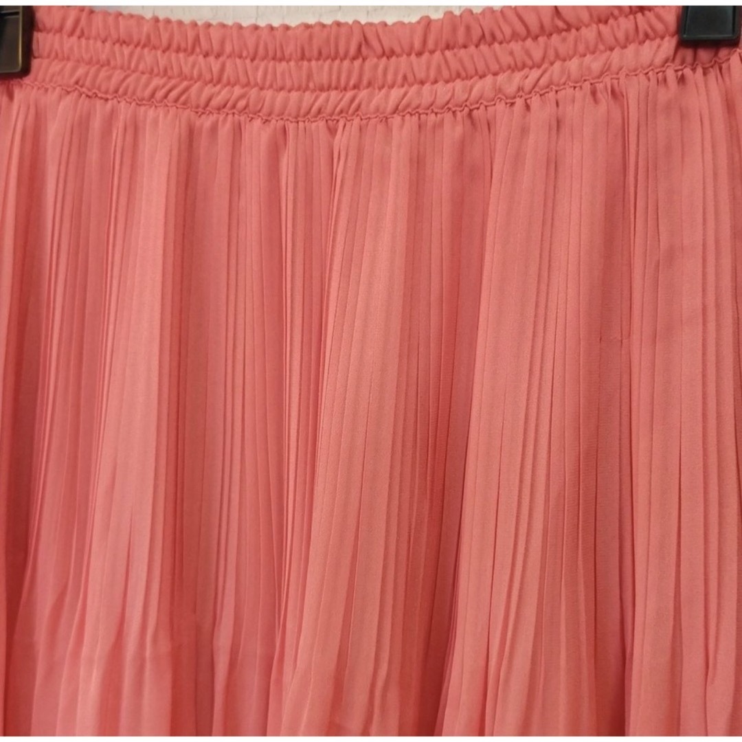 ef-de(エフデ)のef-de エフデ プリーツスカート　スカート スカート オレンジ色 サイズ11 レディースのスカート(ひざ丈スカート)の商品写真