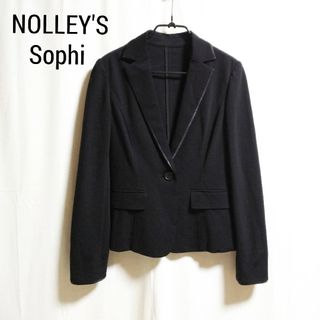 NOLLEY'S   nolley's ネイビー梳毛調ダブルジャケット の通販 by AKI