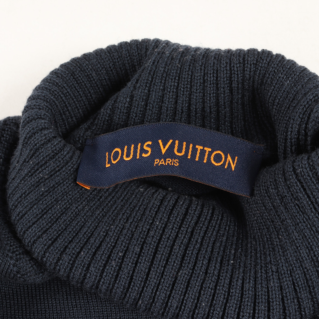 LOUIS VUITTON ルイヴィトン 22SS×NIGO ニゴ インタルシア ジャカード ドラゴン グラフィック カシミアニット セーター 龍 ネイビー RM221M DLB HMN02W