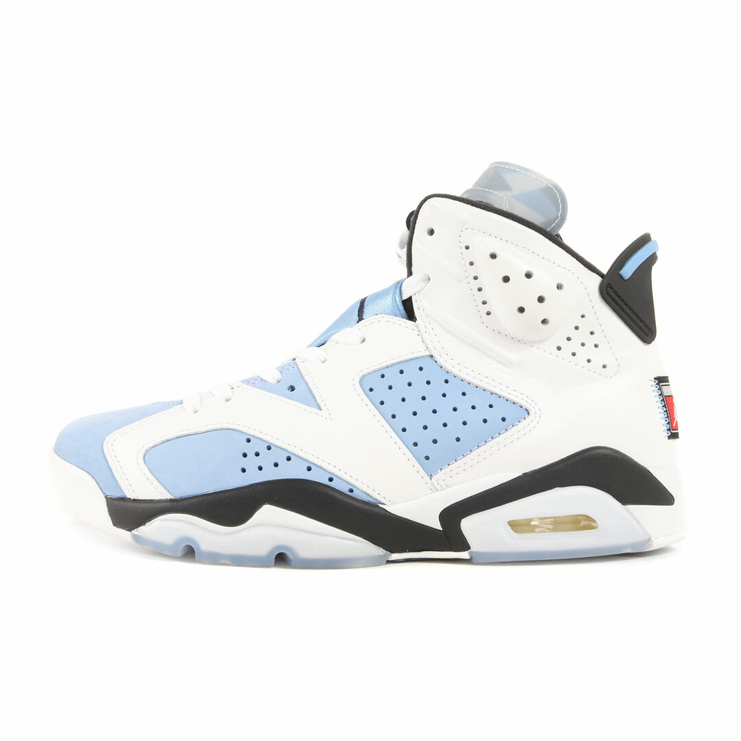 NIKE ナイキ サイズ:27.5cm AIR JORDAN 6 RETRO UNC (CT8529-410) 2020年 エアジョーダン6 レトロ ノースカロライナ大学 ユニバーシティブルー ホワイト US9.5 ハイカット スニーカー バッシュ バスケット シューズ 靴 【メンズ】【美品】