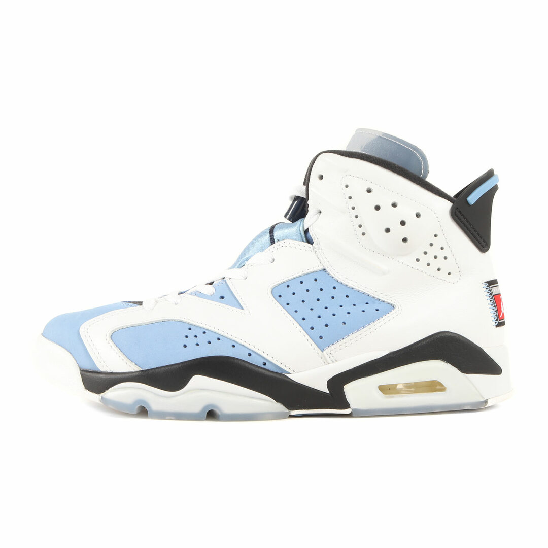 NIKE(ナイキ)のNIKE ナイキ サイズ:27.5cm AIR JORDAN 6 RETRO UNC (CT8529-410) 2020年 エアジョーダン6 レトロ ノースカロライナ大学 ユニバーシティブルー ホワイト US9.5 スニーカー バッシュ バスケット シューズ 靴 【メンズ】【中古】 メンズの靴/シューズ(スニーカー)の商品写真