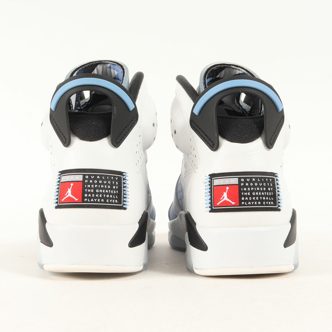 NIKE(ナイキ)のNIKE ナイキ サイズ:27.5cm AIR JORDAN 6 RETRO UNC (CT8529-410) 2020年 エアジョーダン6 レトロ ノースカロライナ大学 ユニバーシティブルー ホワイト US9.5 スニーカー バッシュ バスケット シューズ 靴 【メンズ】【中古】 メンズの靴/シューズ(スニーカー)の商品写真