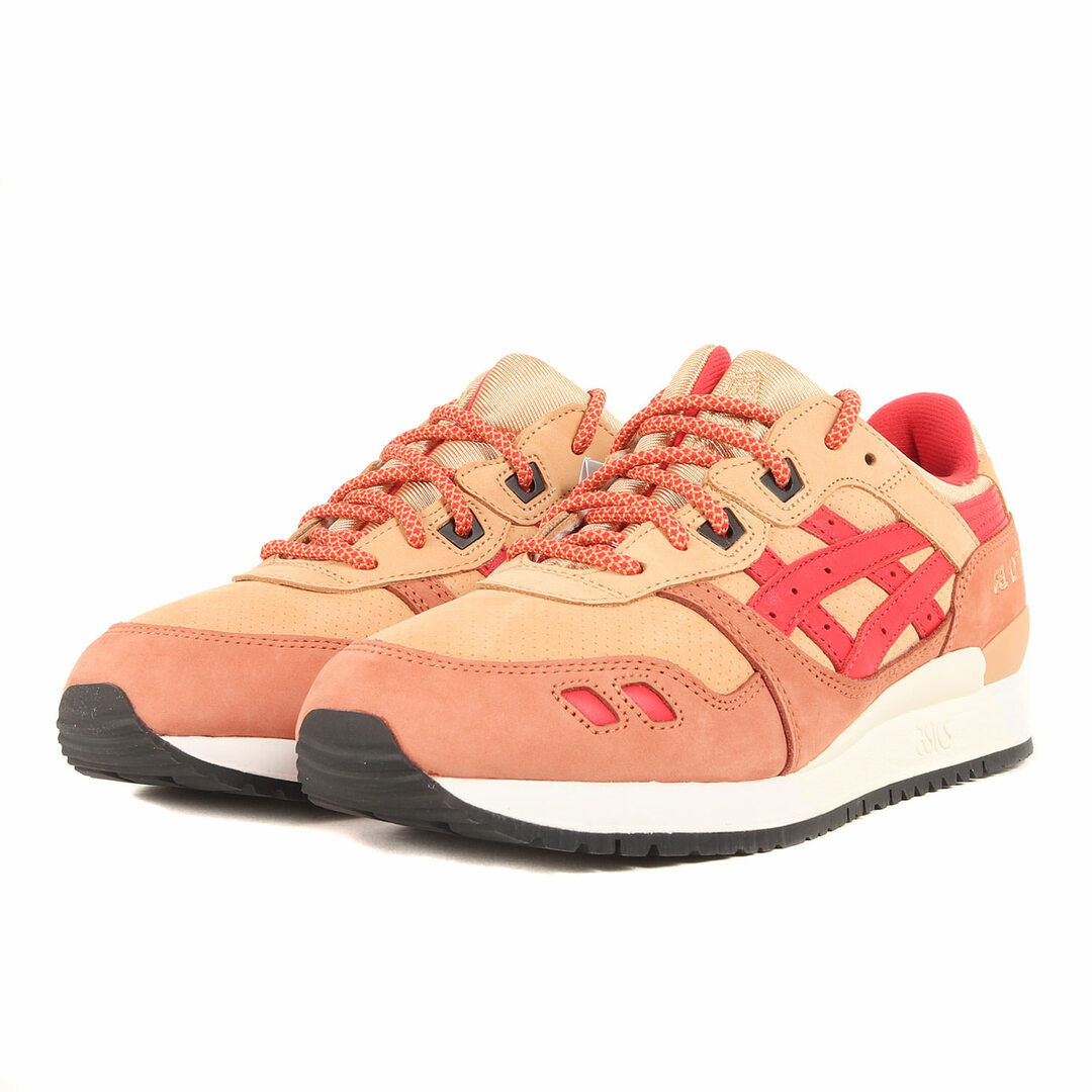 KITH NYC キス ニューヨークシティー サイズ:25.5cm 23SS asics MARVEL X-MEN GEL-LYTE III Remastered ガンビット モデル アシックス マーベル ゲルライト3 リマスタード ベージュ レッド US7.5 ローカット スニーカー コラボ シューズ 靴 【メンズ】 メンズの靴/シューズ(スニーカー)の商品写真