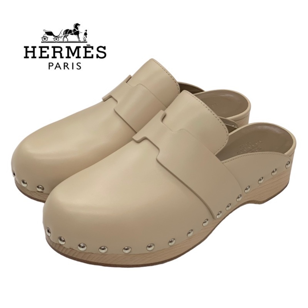 エルメス HERMES カリャ サンダル ミュール 靴 シューズ スタッズ