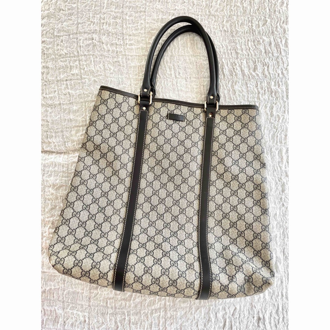 Gucci - ❤️希少美品❤️GUCCIGGスプリームGG柄トートバッグPVCレザー