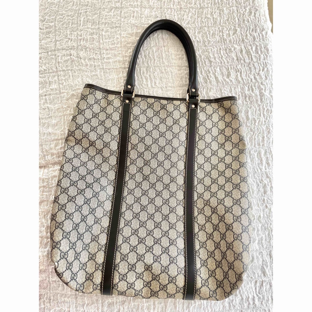 Gucci - ❤️希少美品❤️GUCCIGGスプリームGG柄トートバッグPVCレザー