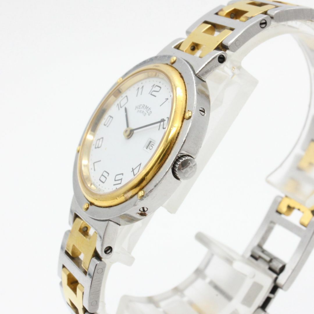 Hermes(エルメス)の稼働！ HERMES★エルメス クリッパー デイト メンズ 腕時計 メンズの時計(腕時計(アナログ))の商品写真