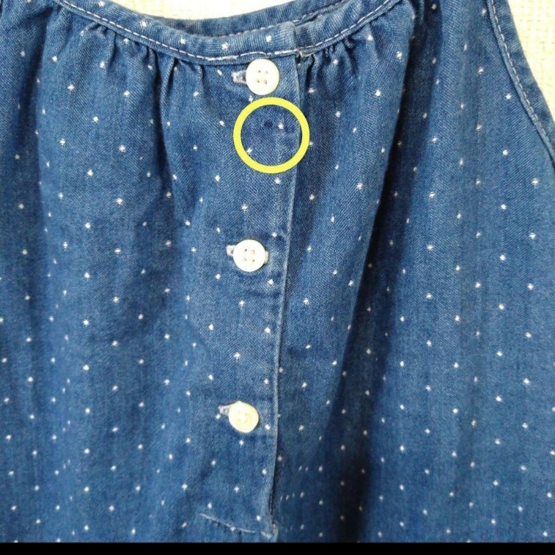 babyGAP(ベビーギャップ)のbabyGap　ベビーギャップ　ロンパース　90cm　ドット柄　匿名配送 キッズ/ベビー/マタニティのキッズ服女の子用(90cm~)(その他)の商品写真