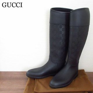 Gucci - グッチ レインブーツ 37美品 ホースビットの通販｜ラクマ