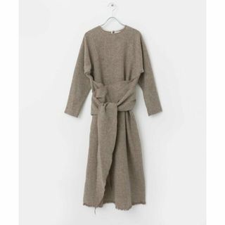 アーバンリサーチドアーズ(URBAN RESEARCH DOORS)の【BEIGE】ARCHI WOOL TWILL DRESS(ロングワンピース/マキシワンピース)