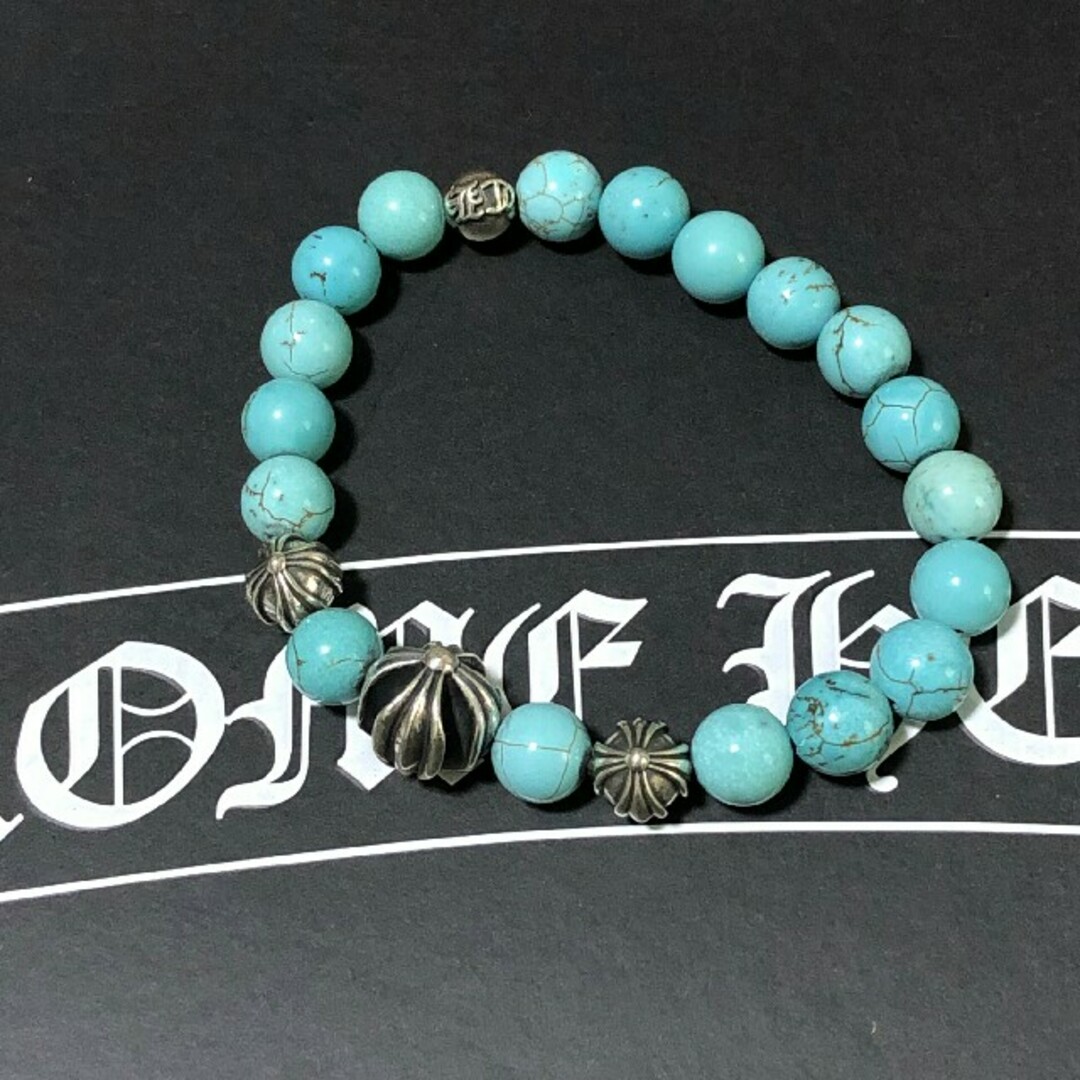 Chrome Hearts - 正規品 美品 クロムハーツ ターコイズビーズ
